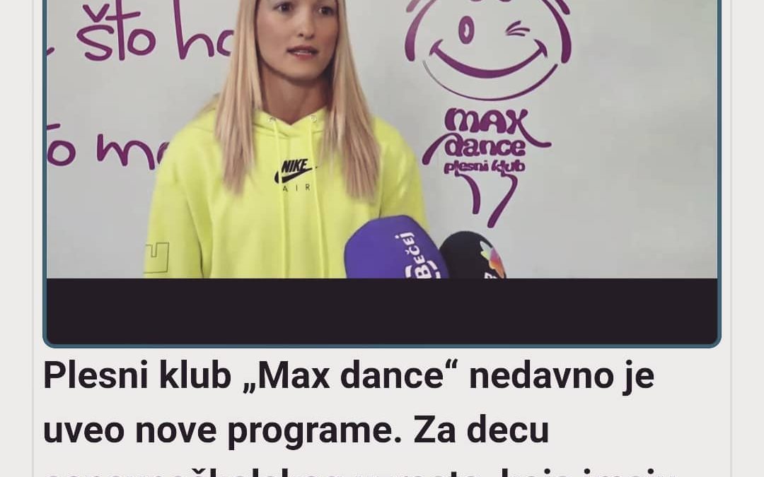 Novi programi u Max dance-u