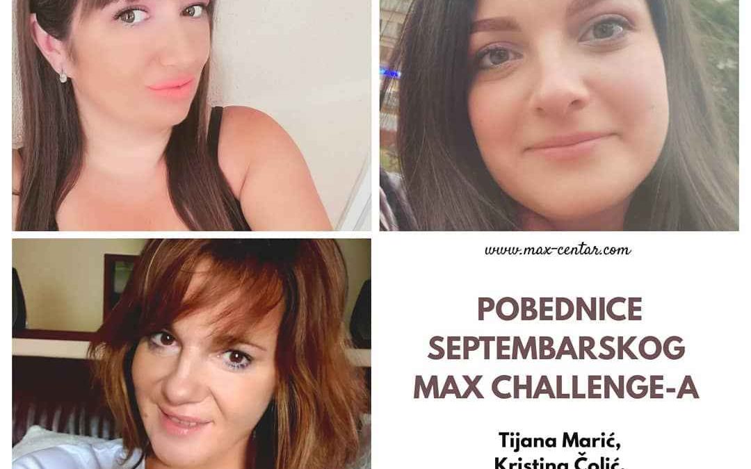 Završen je septembarski max challenge